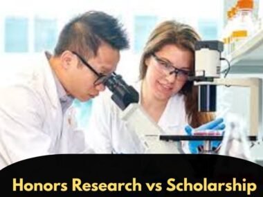 Honors Research vs Scholarship