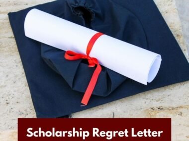 Scholarship Regret Letter