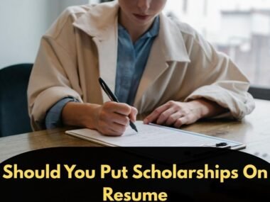 Should You Put Scholarships On Resume