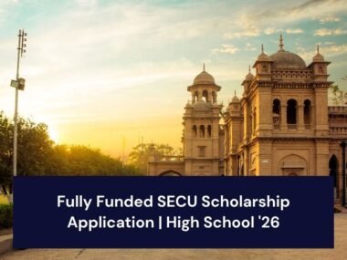 Fully Funded SECU Scholarship Application | High School '26